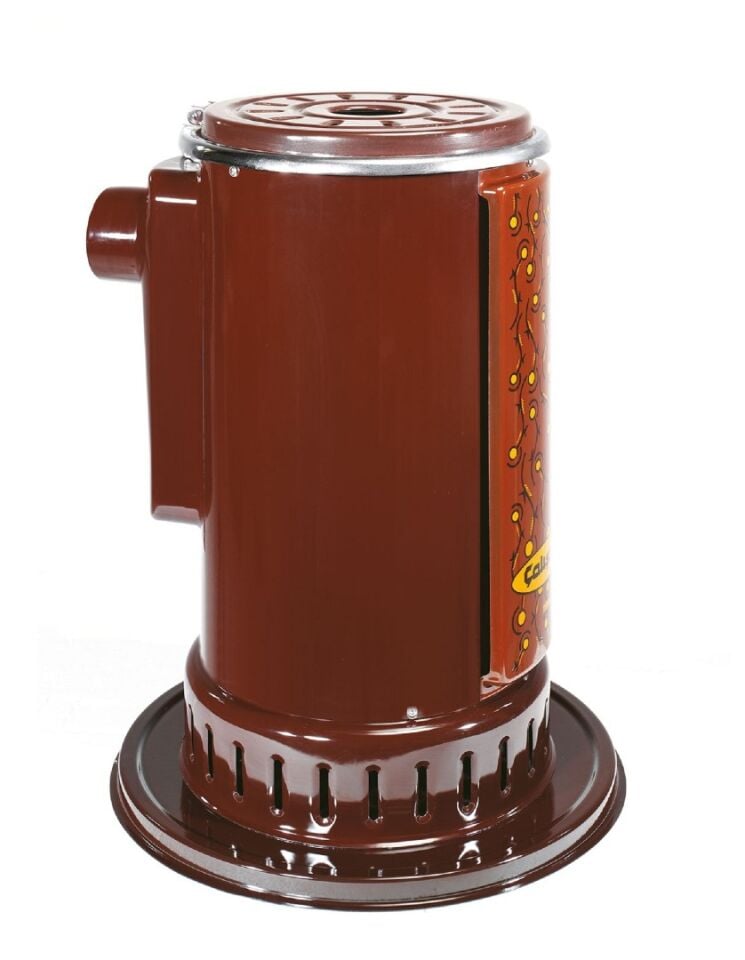 Çalışkan Yuvarlak Kömür Sobası Arkadan Çıkışlı 102