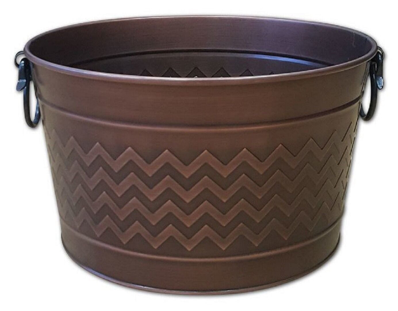 Serra Dekoratif Şömine Odunluk Zigzag Bakır Renk