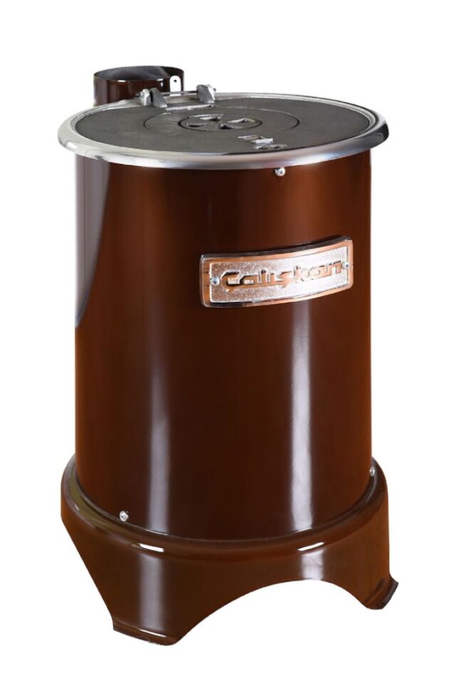 Çalışkan Mini Yuvarlak Kömür Sobası Üsten Çıkışlı 105