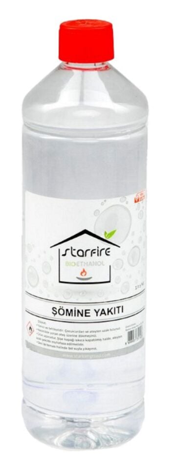 Starfire Bioethanol Bacasız Ethanol Şömine Yakıt 1 Lt