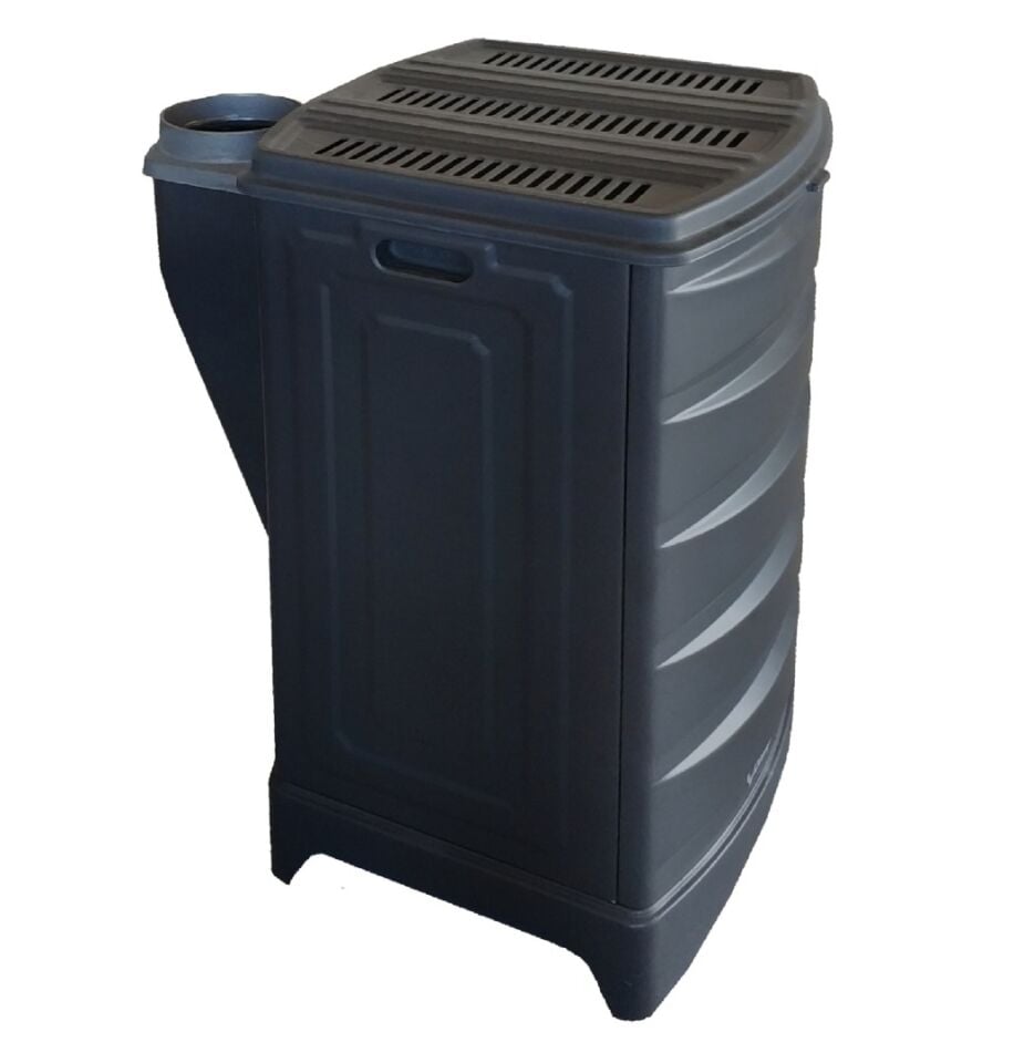 Çalışkan Kovalı Kömür Sobası Turbo Mini 107 Siyah