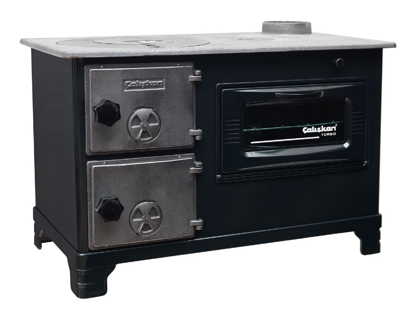 Çalışkan Kuzine Tuğlalı Mat Siyah 213