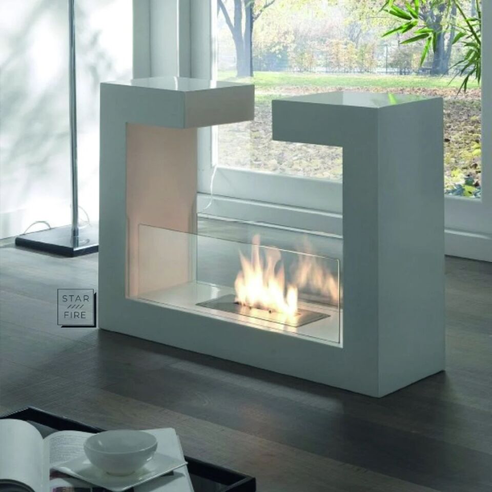 Starfire Stylish Taşınabilir Bioethanol Şömine Siyah