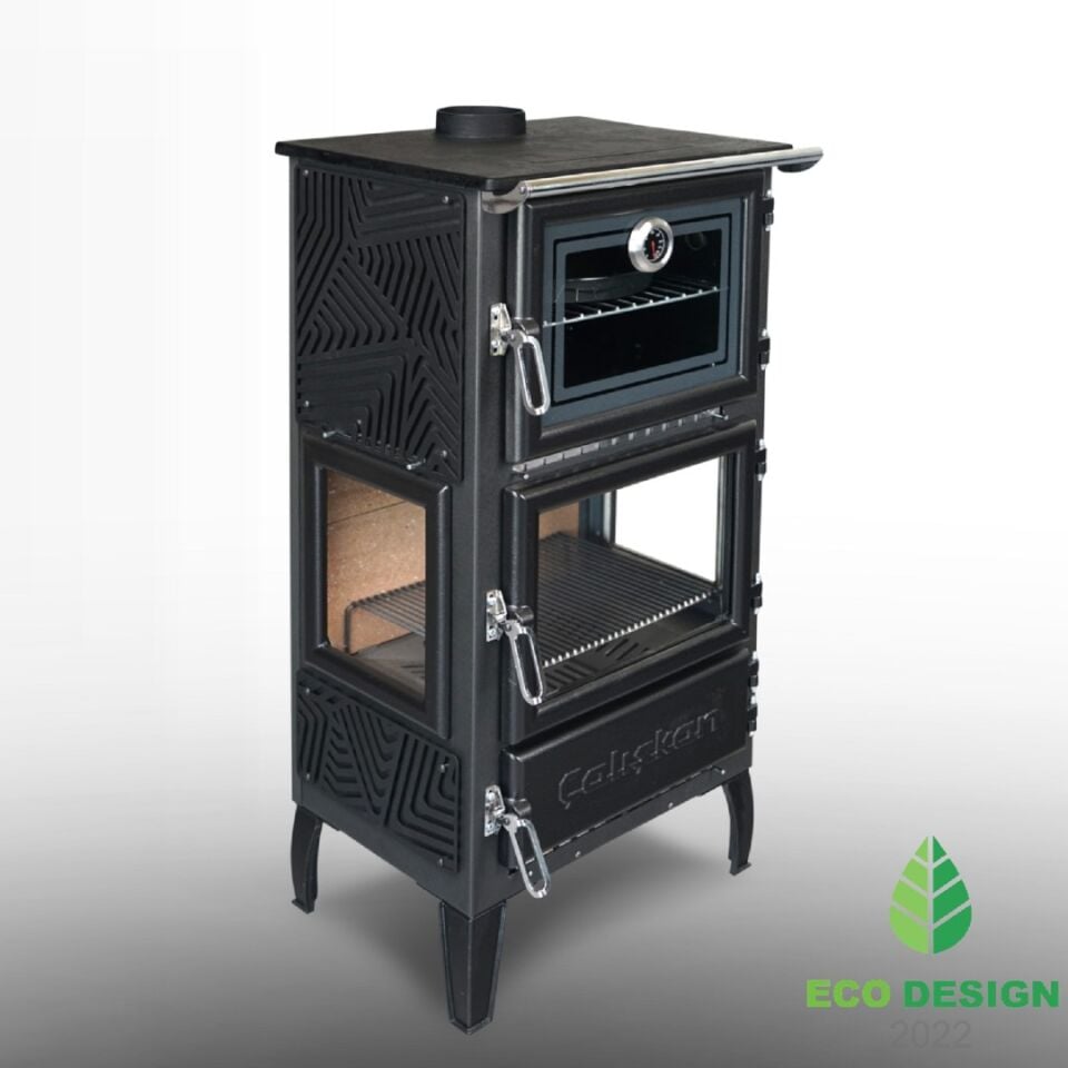 Çalışkan 3 D Fırınlı Şömine Soba 306 3D