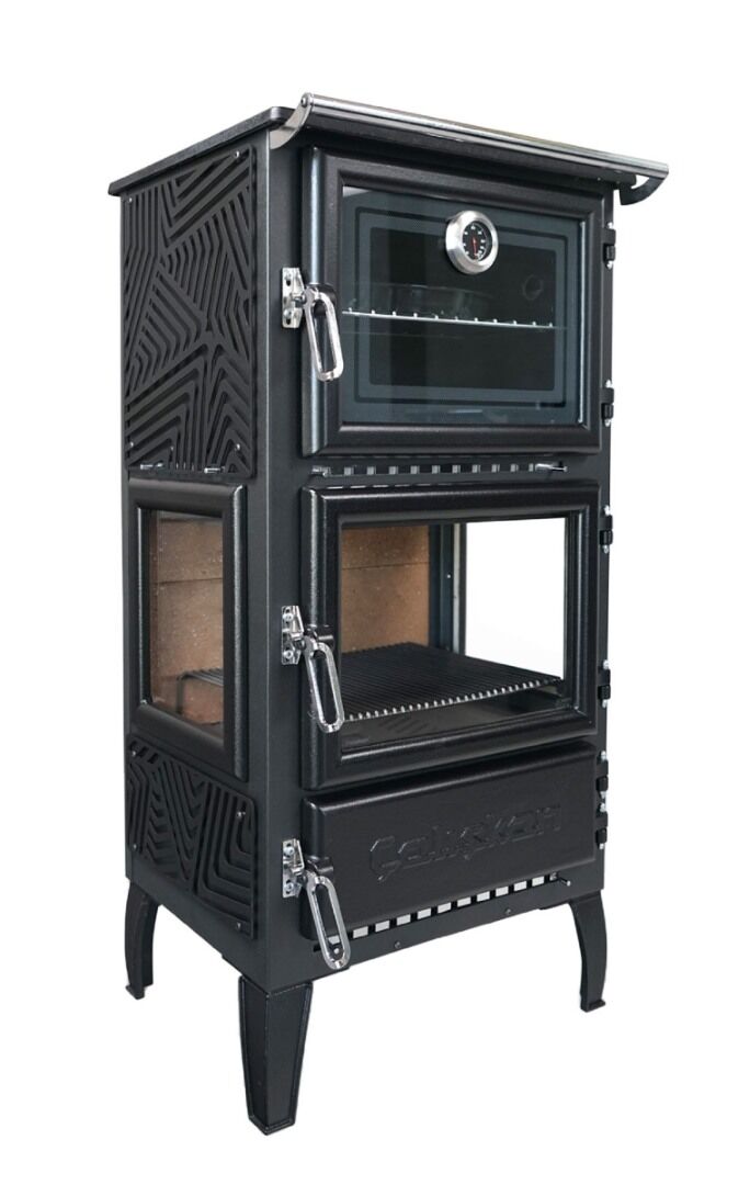Çalışkan 3 D Fırınlı Şömine Soba 306 3D
