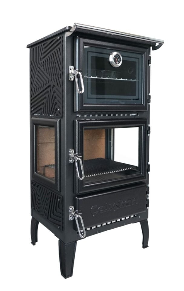 Çalışkan 3 D Fırınlı Şömine Soba 306 3D