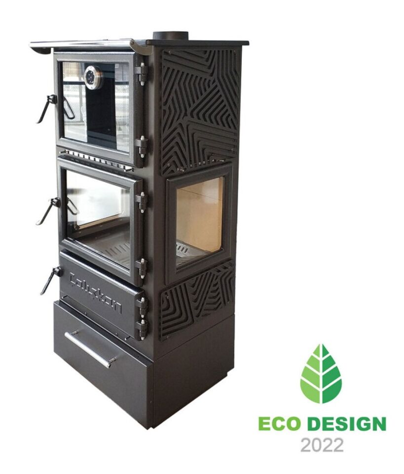 Çalışkan Fırınlı Şömine Soba 306 3D Box