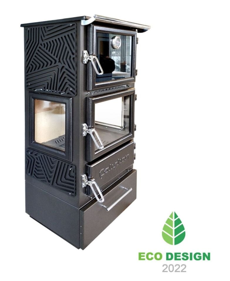 Çalışkan Fırınlı Şömine Soba 306 3D Box