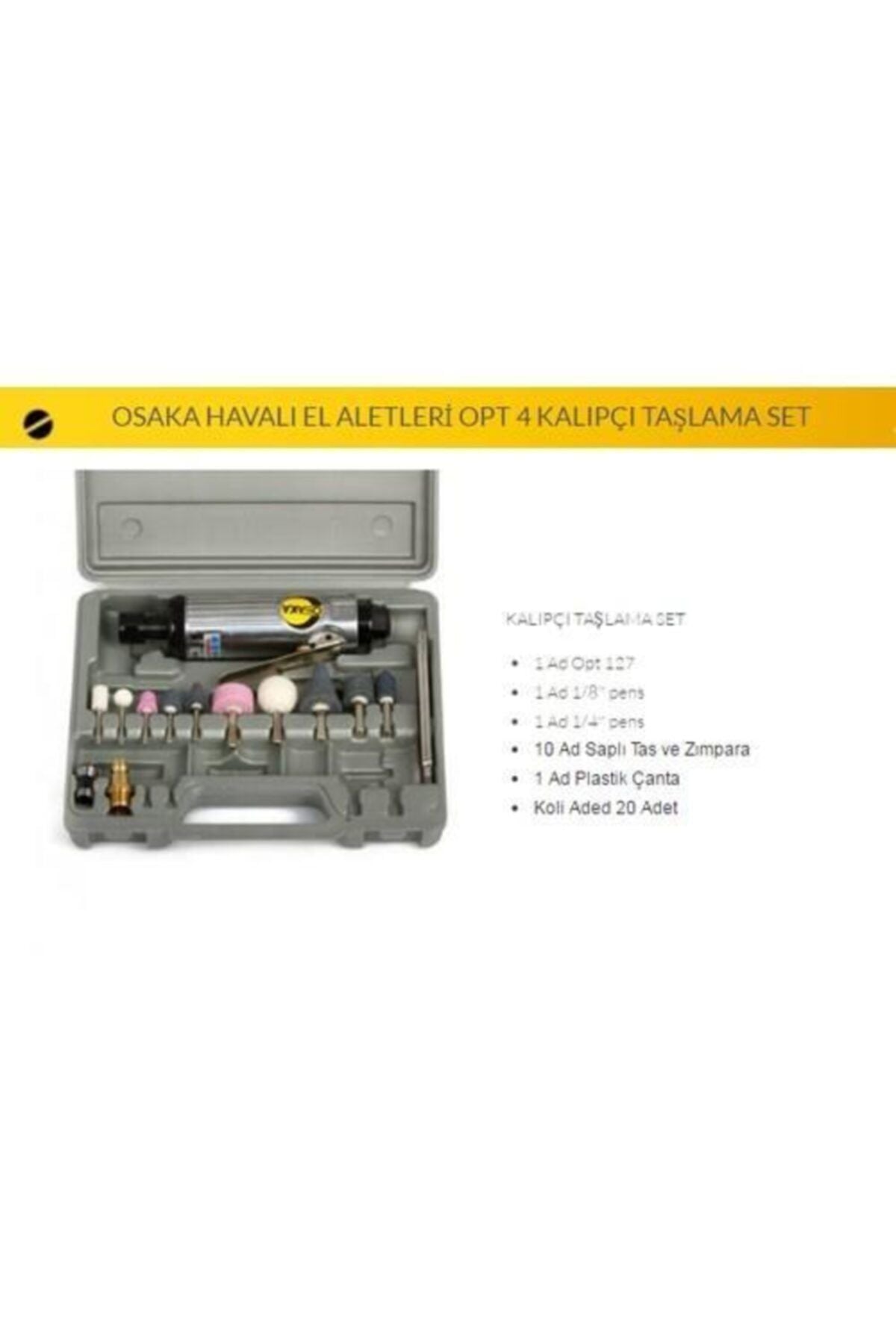 Osaka OPT 4 Havalı Kalıpçı Taşlama Seti