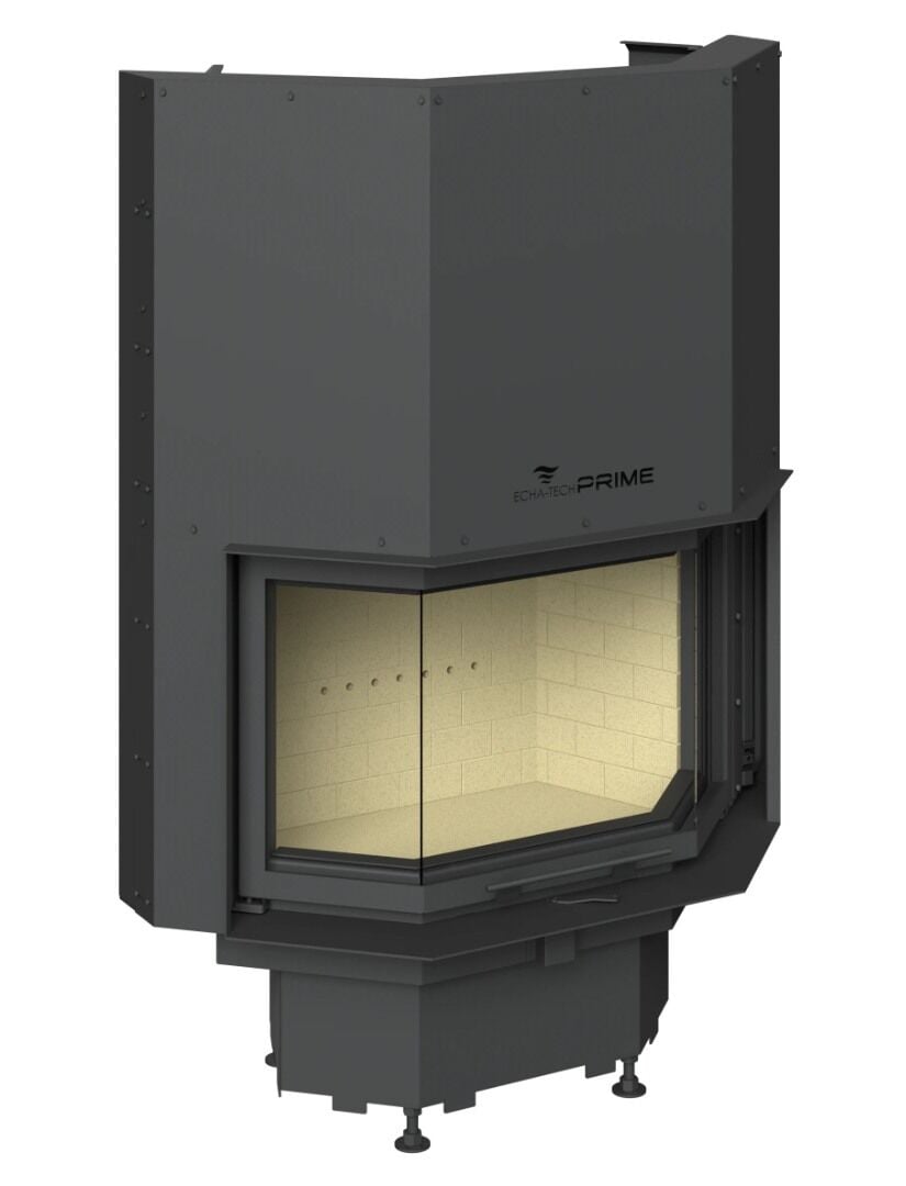 Echa Tech Asansörlü Prizma Büyük G Çelik Şömine Haznesi