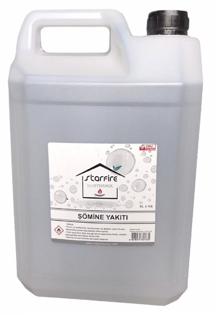 Starfire Bioethanol Bacasız Etanol Şömine Yakıt 5 litre