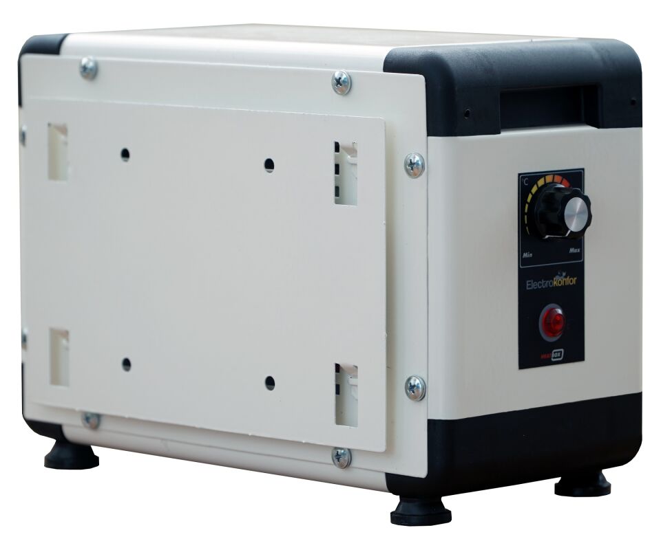 Electrokonfor Heatbox Mini Monofaze elektrikli Isıtıcı 2 kw Krem