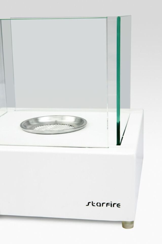 Starfire Elegance Masaüstü Bioethanol Şömine Beyaz