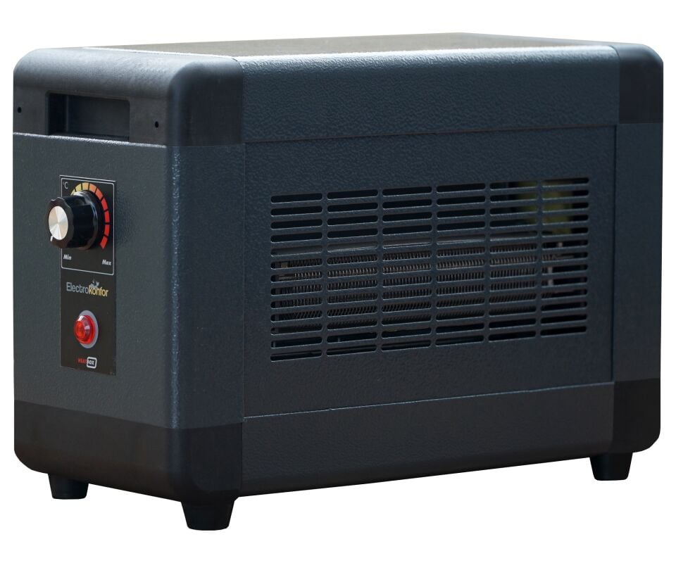 Electrokonfor Heatbox Mini Monofaze Elektrikli Isıtıcı 2 kw Füme