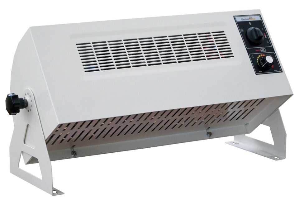 Electrokonfor Heatbox 360 Monofaze Elektrikli Isıtıcı 2 kw Krem