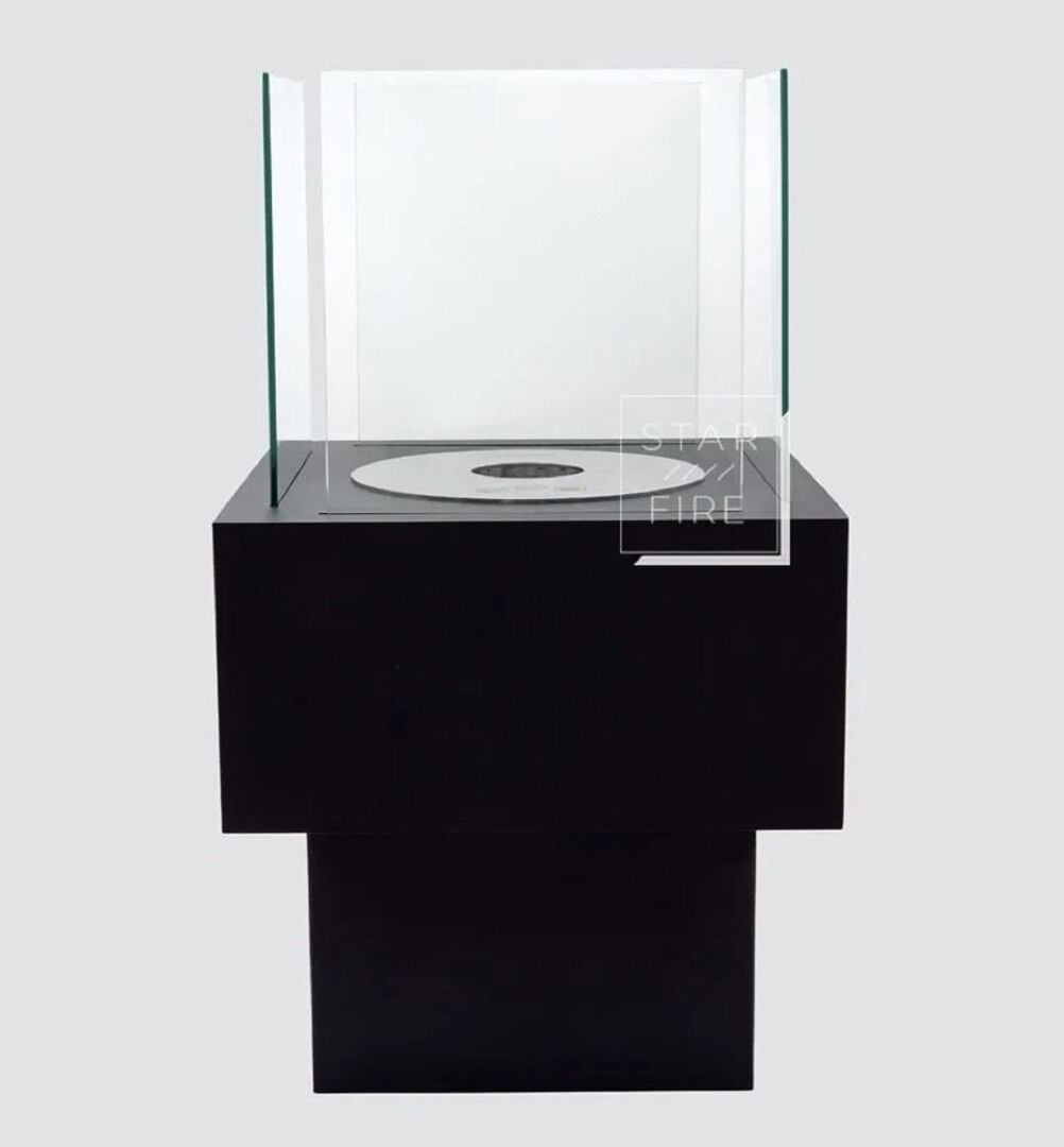 Starfire Tower Bioethanol Şömine Siyah