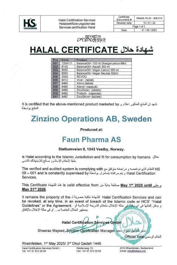 Zinzino Viva+ Doğal Noottropik Safran Gıda Takviyesi