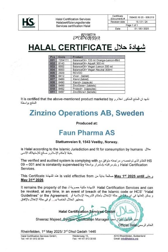 Zinzino Viva+ Safran özü Magnezyum İyot C vitaminli Gıda Takviyesi