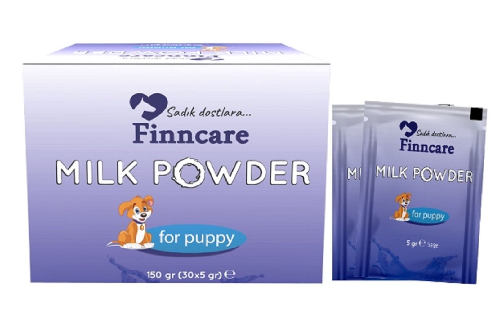 Finncare Milk Powder Süt Tozu Yavru Köpekler için 30 x 5gr Bgon BG072
