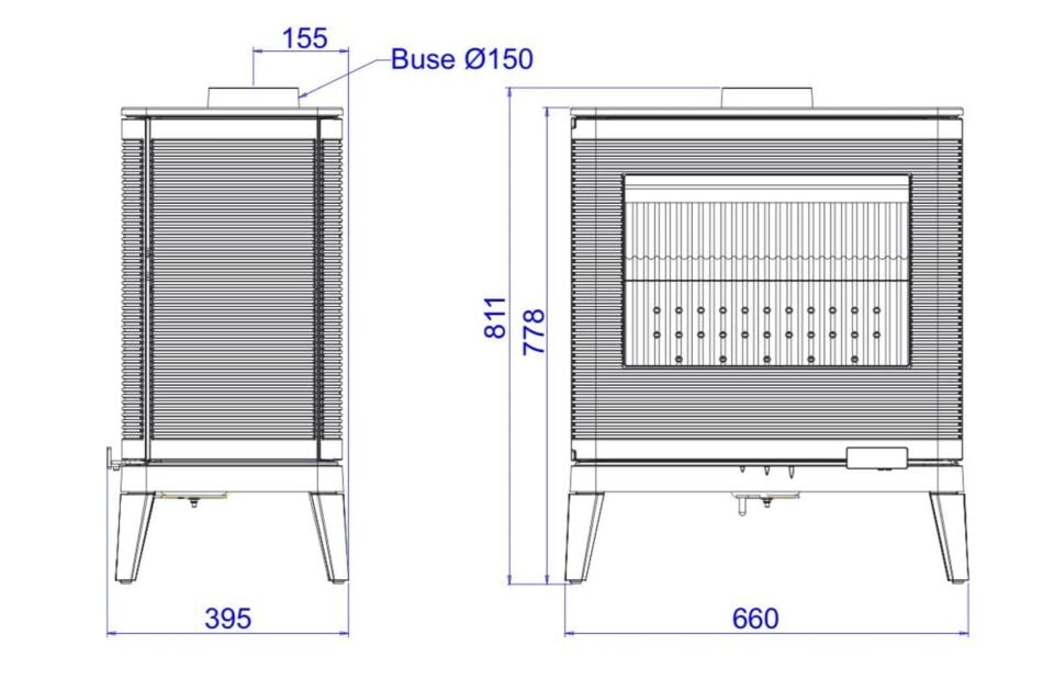 Invicta Kazan Zen Döküm Odun Sobası 6104 49
