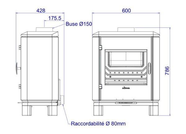 Invicta Carolo Zen Döküm Odun Sobası 9162 49