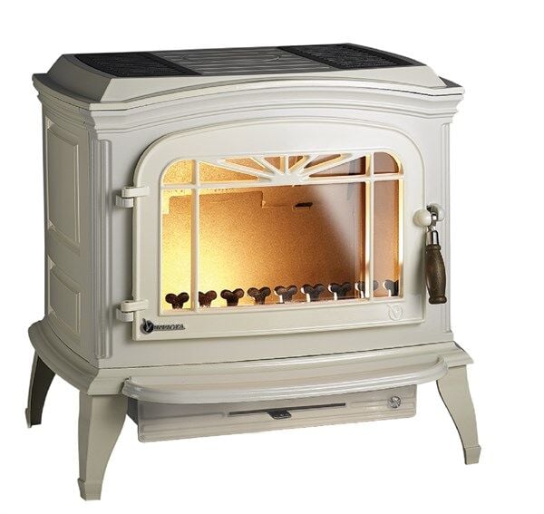 Invicta Bradford Döküm Odun Sobası 9173 46 Krem