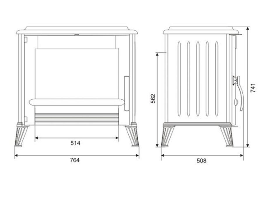 Invicta Modena Döküm Odun Sobası 9175 46
