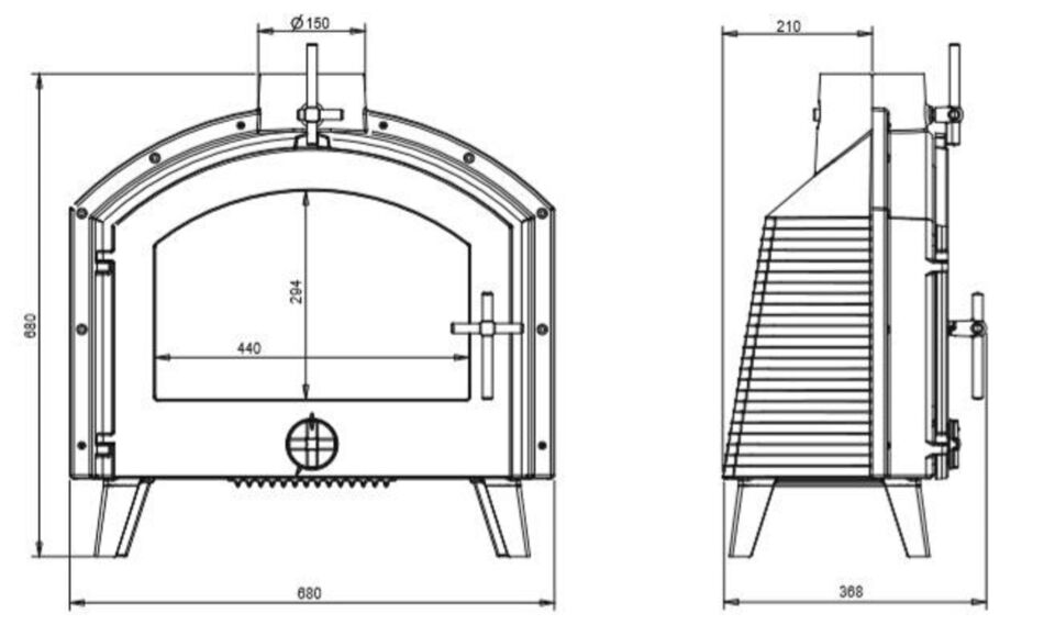 Invicta Stimo Döküm Odun Sobası 6101 44