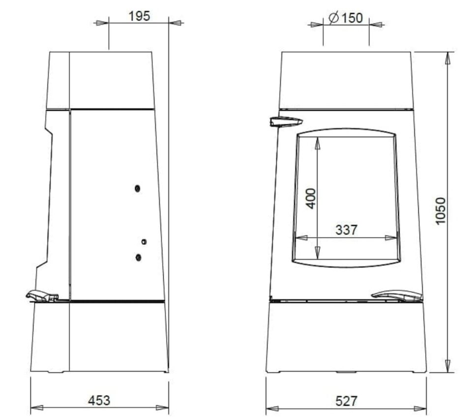 Invicta Aratos Döküm Odun Sobası 6453 44