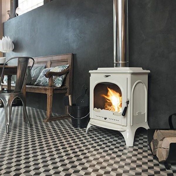 Invicta Seville Döküm Odun Sobası 6192 46 Krem