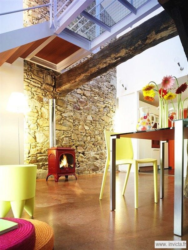 Invicta Seville Döküm Odun Sobası 6192 47 Kırmızı