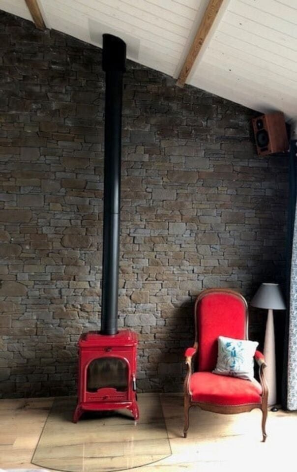 Invicta Seville Döküm Odun Sobası 6192 47 Kırmızı