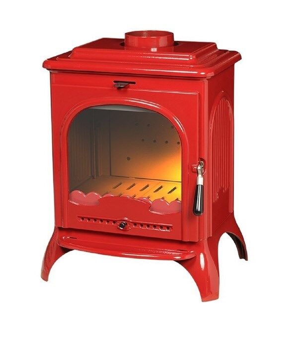 Invicta Seville Döküm Odun Sobası 6192 47 Kırmızı