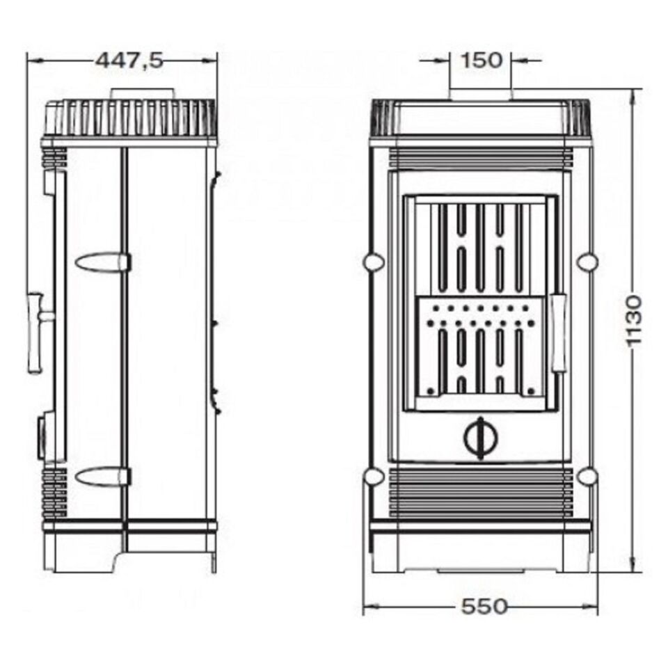 Invicta Gomont Döküm Odun Sobası 6158 44