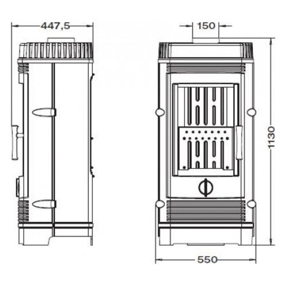 Invicta Gomont Döküm Odun Sobası 6158 44
