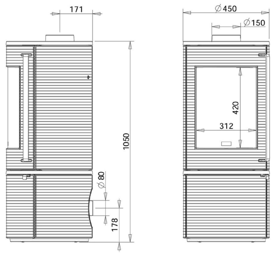 Invicta Altara Döküm Odun Sobası 6103 44