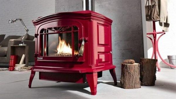 Invicta Bradford Döküm Odun Sobası 9173 47 Kırmızı