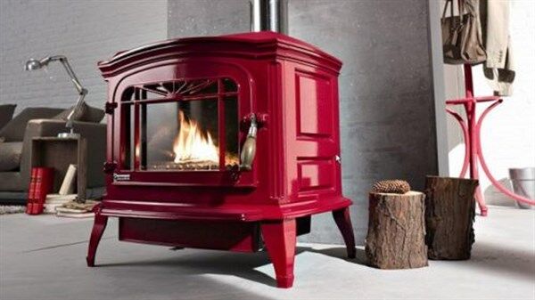 Invicta Bradford Döküm Odun Sobası 9173 47 Kırmızı
