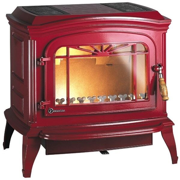 Invicta Bradford Döküm Odun Sobası 9173 47 Kırmızı