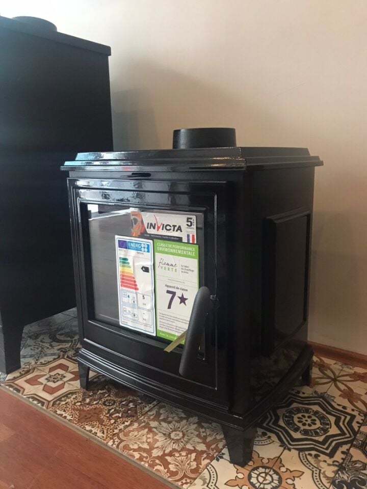 Invicta Sedan S Döküm Odun Sobası Siyah 9450 43