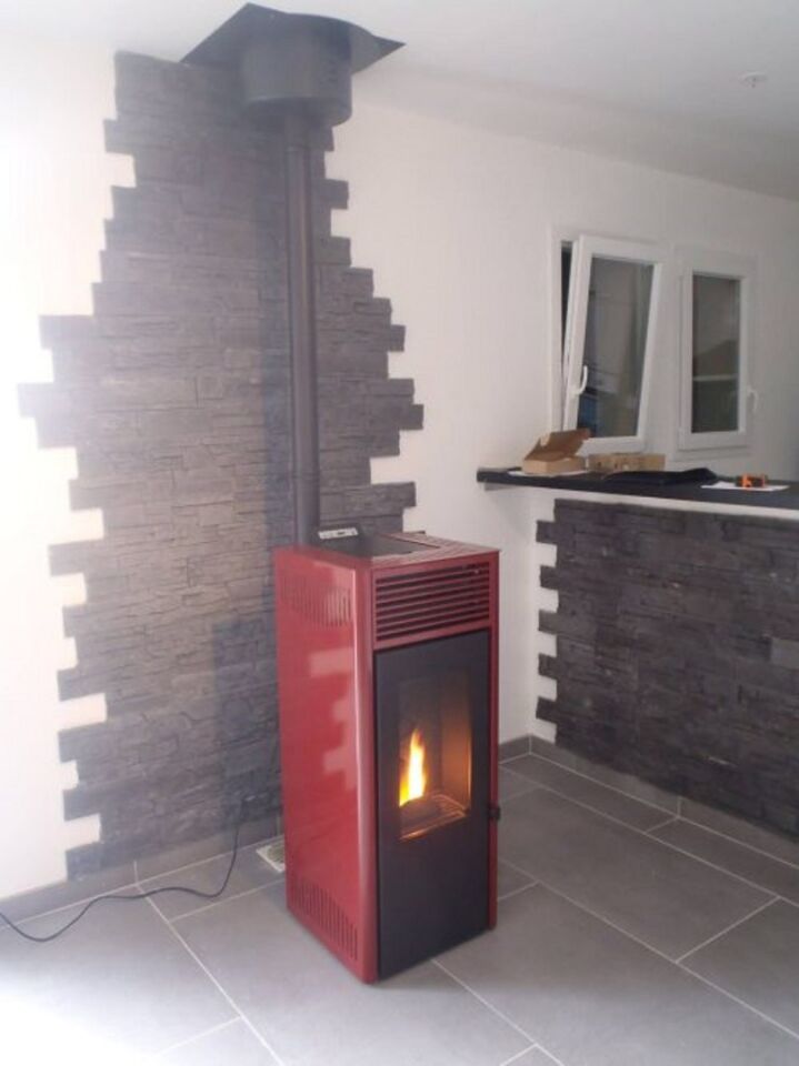 Invicta Nola 7 Kırmızı Pelet Sobası 6418 77