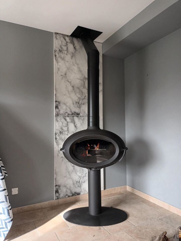 Invicta Brio Sur Pied Döküm Odun Sobası 6481 14