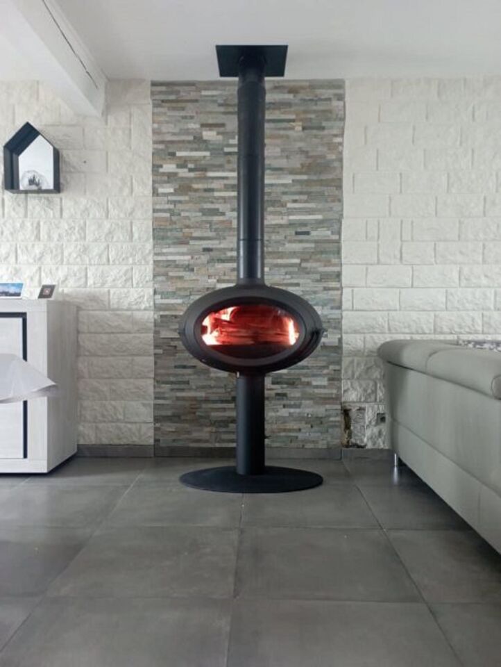 Invicta Brio Sur Pied Döküm Odun Sobası 6481 14