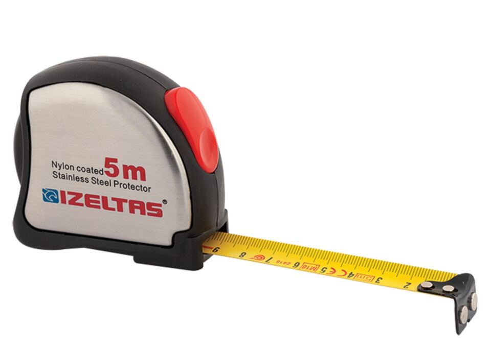 İzeltaş Krom Şerit Metre 5 Mt 05881 50 015