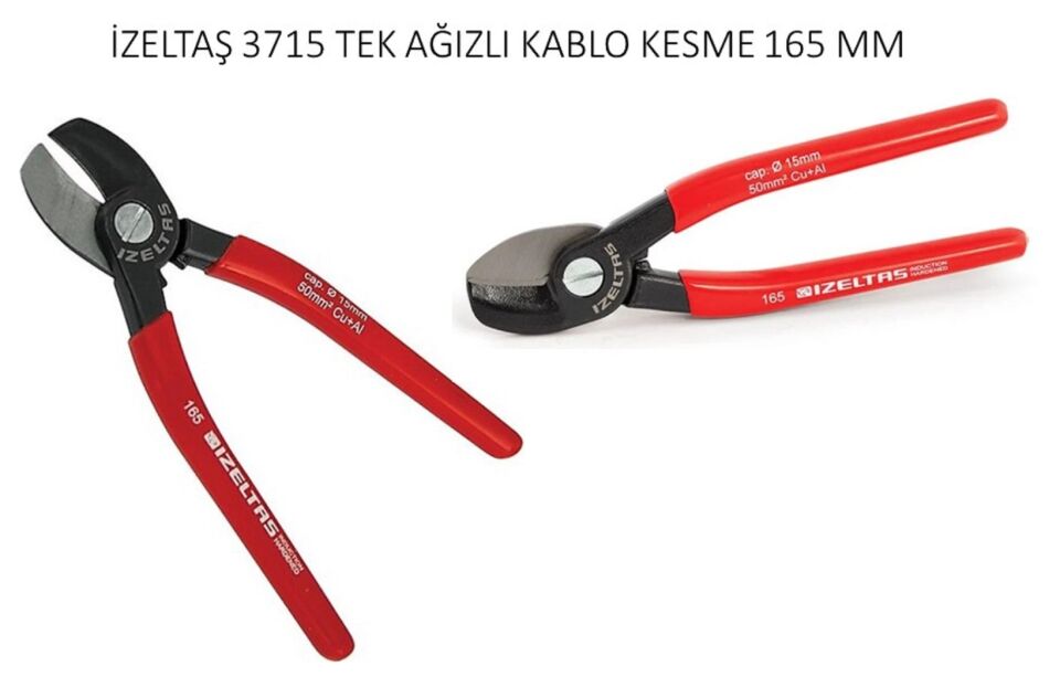 İzeltaş Tek Ağızlı Kablo Kesici 3715 16 0165