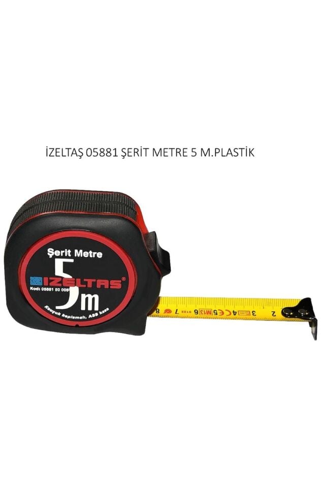 İzeltaş Plastik Şerit Metre 5M 05881 50 005