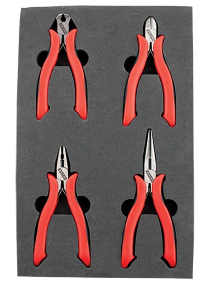 İzeltaş Elektronikçi Keski ve Pense Seti 4 Parça 3560 00 2104