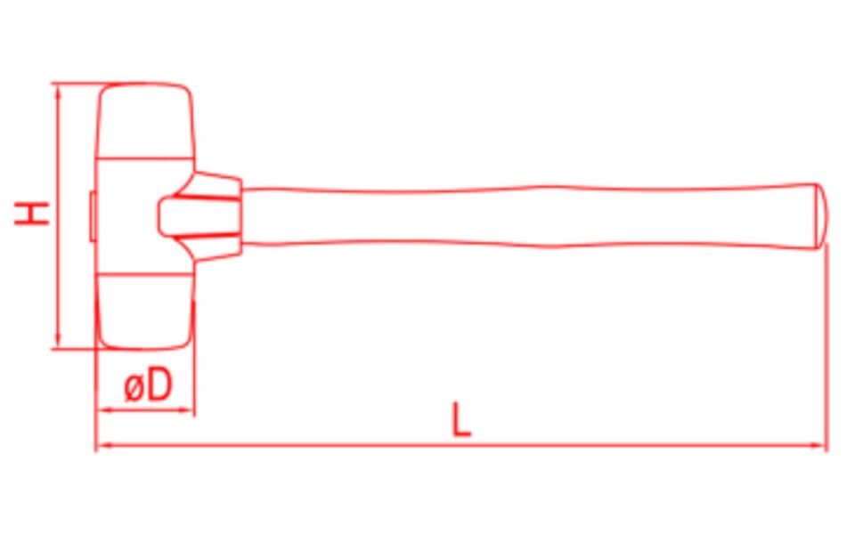 İzeltaş Plastik Çekiç 5850 25 0040