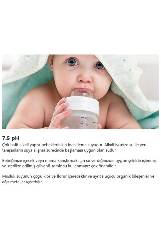 Ioncares Arıtma ve Canlı Su Cihazı 3,5 Ph, 10 Ph