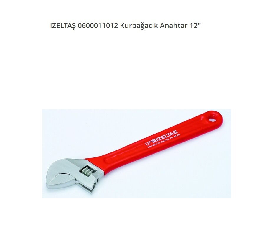 İzeltaş Kurbağacık Anahtar 0600 01 1012 12 Inch